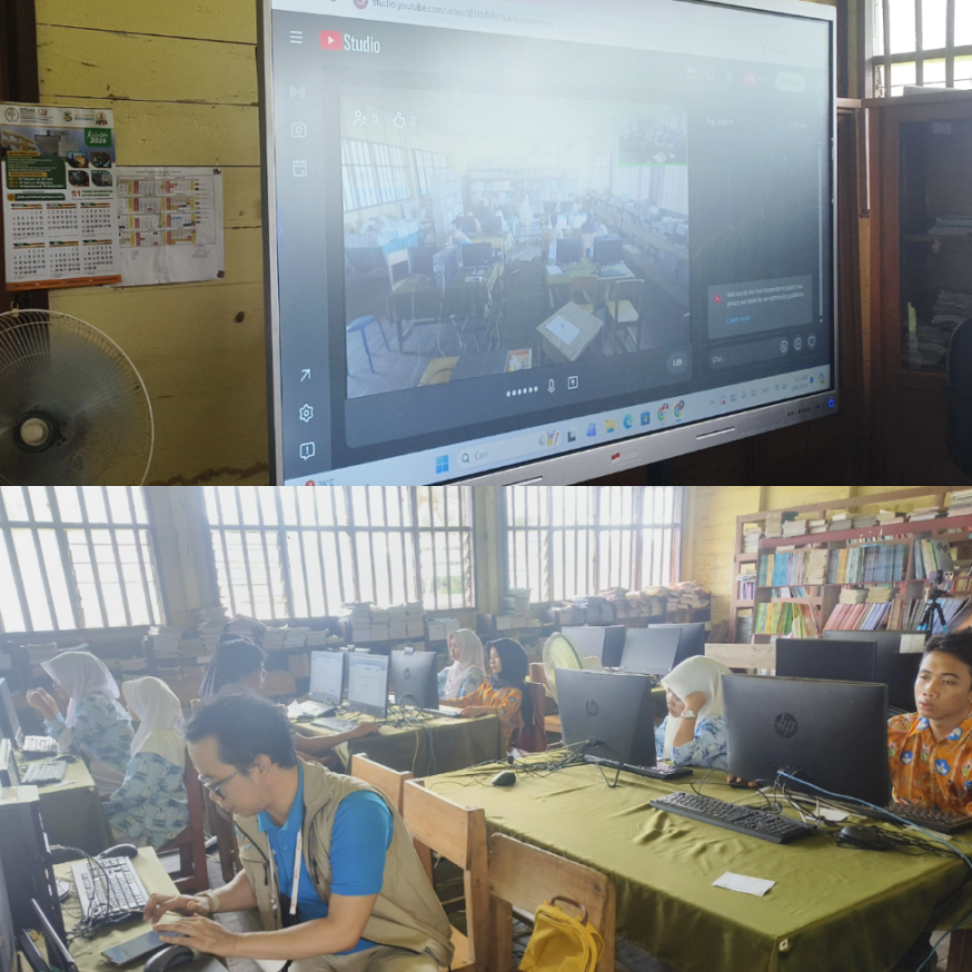 Gelar Integritas dan Prestasi, Siswa SMAN 1 Dusun Hilir Ikuti OSN Tingkat Kabupaten Secara Online