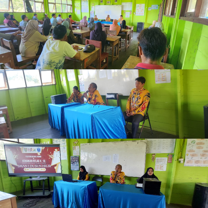 Pembagian Rapor Kenaikan Kelas X & XI SMAN 1 Dusun Hilir Tahun Ajaran 2025/2026